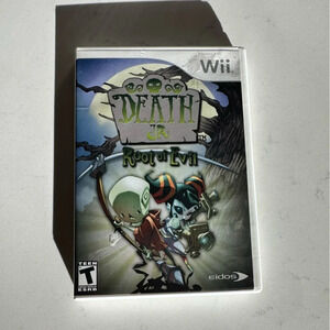 Nintendo Wii Death Jr. Root Evil complete game with manual
